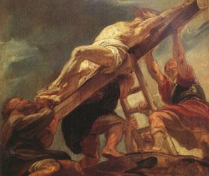 Peter Paul Rubens The Raising of the Cross (mk05) oil painting image